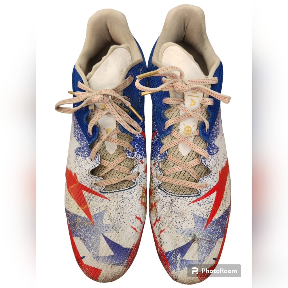 UNDER ARMOUR ~ UA Blur MC LE USA Football Cleats ~ Mens 13